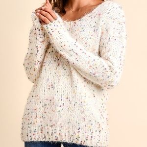 Rainbow Chunky Knit Sweater